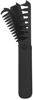 Portable Folding Comb – Small Mustache Combs, Styling Hairbrush | Travel Accessory, Pocket Size | Groomingfor Men Dad Husband Gym Use Business Trip Holiday Daily Outdoor Commuting