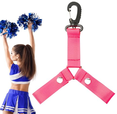Yurosuis Cheerleading pompon hållare | band tillbehör med – hängaren för pompon-hållare | För flickor cheerleading tävlingar spel sportevenemang skolaktiviteter