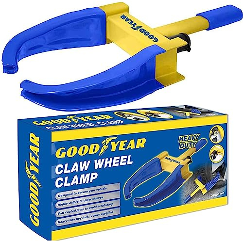 Goodyear Sabot de Roue de Voiture Résistant – Van/Caravane 2 clés – Sécurité incassable