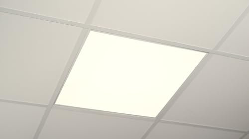 LEDKIA LIGHTING Pannello LED 60x60cm 40W 4000lm No Flicker 3000K Individuale Bianco Caldo