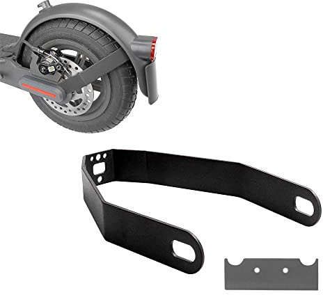 Flycoo - Supporto universale per parafango posteriore in metallo, per Xiaomi M365/Pro/Pro 2/1S/ Essential per scooter elettrico MI 3, ricambio in metallo per scooter da 8,5 pollici o 10 pollici (nero)