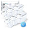 Aquafloow Cartouche Filtre Eau, Remplacement pour Dafi Unimax Aquaphor A5 BRITA Maxtra+ PHILIPS AWP212/10 Carafe Filtrante - Pack 6