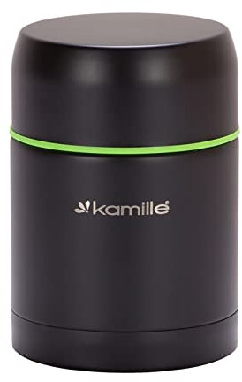 500ml | Lebensmitte l Thermoskanne | Thermo | Speisebehälter | Integrierte Schüssel | Doppelwandisolierung