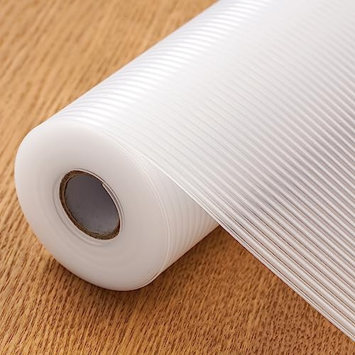Shelf Liner,Non-Adhesive Drawer Liner,Food-Grade Material for Kitchen Cabinets Liner,Non-Slip Cupboard Liners Kitchen Drawer Liners Bathroom Shelves Liners (12 inches x 10 Feet)