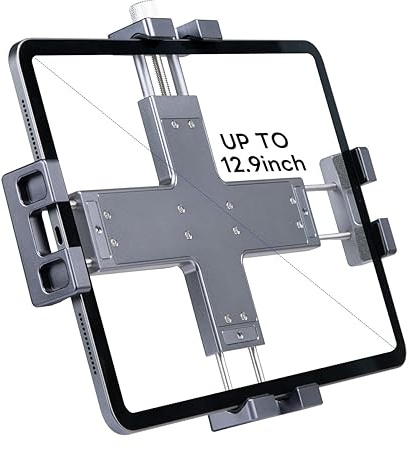 FANAUE Tablet Holder for Car with Ball Head, Lightweight Design, 360 Rotatable Ipad Mount - for Your Windshield, Dashboard, or Desk,Compatible with All 8-12.9 Tablets (iPad mini, iPad Pro 12.9)