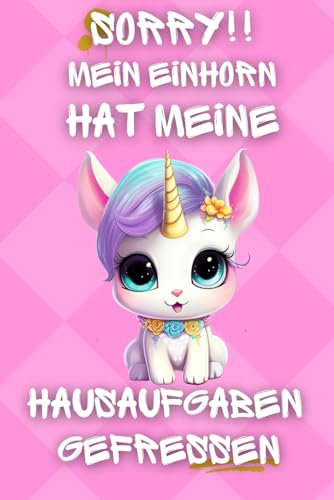 Hausaufgabenheft 2024/2025 Einhorn (Grundschule) für Mädchen: Übersichtlich und praktisch für das gesamte Schuljahr 24/25 - Mit über 20 Mandalas zur Konzentrationsförderung und zum Stressabbau