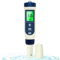 Ph Metre, 5 en 1 PH/TDS/EC/Salinité/Thermomètre, Testeur ph à Écran LCD, Testeur pH Piscine IP67 Étanche, pH Metre Haute Précision (± 0.01), Adapté à l'Eau Potable, Aquariums, Piscin
