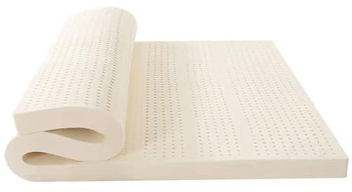 Colchón de látex 100 % natural, 190 x 150 cm, transpirable y cómodo, duradero, colchón de tamaño queen de 2,5 cm de grosor, goma natural ecológica, perfecto para el hogar y el dormitorio