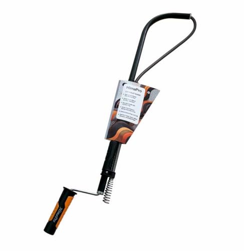 HimaPro Spirale professionale per WC (punta da toilette), 90 cm, spirale per la pulizia del water. Professionale Toilet Auger/Closet Auger, 3 Feet Pipe Snake for Unclogging Toilets.