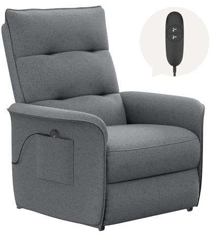 FLEXISPOT Poltrona Relax Elettrica Push Back Sedia Relax Ergonomica Schienale Regolabile 105-155°, Per Arredo Salotto, Soggiorno e Ufficio