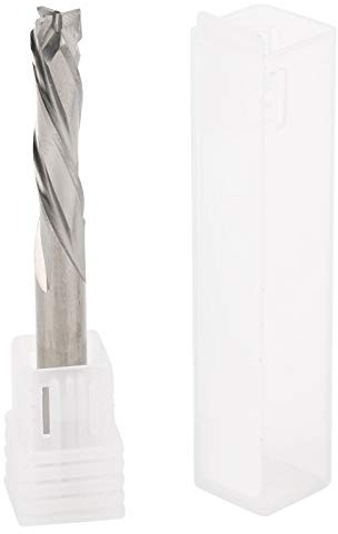 Fresa de acero de tungsteno, herramienta CNC de 3 flautas, mango redondo de corte de aluminio, 6x6x25x60mm para aplicaciones de fresado, materiales no ferrosos