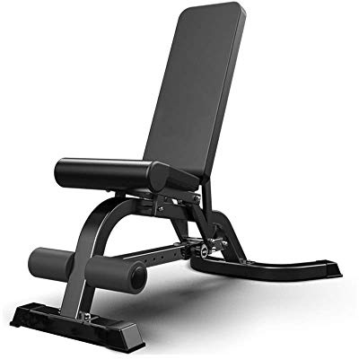 Hantelbänk, Hantellyftningsstol, justerbar multifunktionell fitnessstol bänkpress fågelpall hemmaträningsutrustning liggande