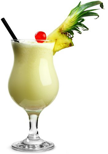 Utopia Pina Colada Cocktail Glass - Poco Grande, Stemmed, Tulip Beer Goblet, 13oz / 375ml