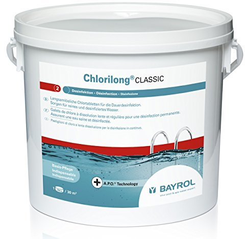 Bayrol Chlorilong Classic 5 kg Chlortabletten à 250 g zur Dauerdesinfektion