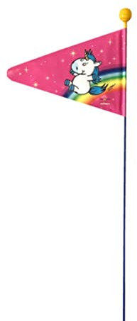 Bike Fashion Unisex – Erwachsene Sicherheitswimpel-03194123 Sicherheitswimpel, Rosa/Bunt, Einheitsgröße