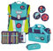 Scout Schulrucksack Sunny Funny Snaps 4tlg. - Softshell, Gelb, 20 Liter, 1.150g, Grundschule, Mittelschule