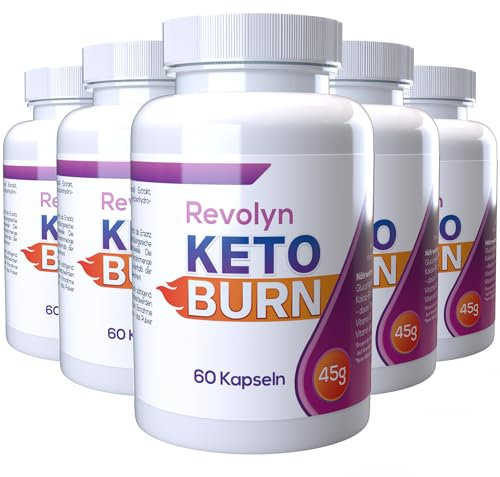 Revolyn Keto Burn - 300 Kapseln (5x60 Kapseln) - 5er Pack