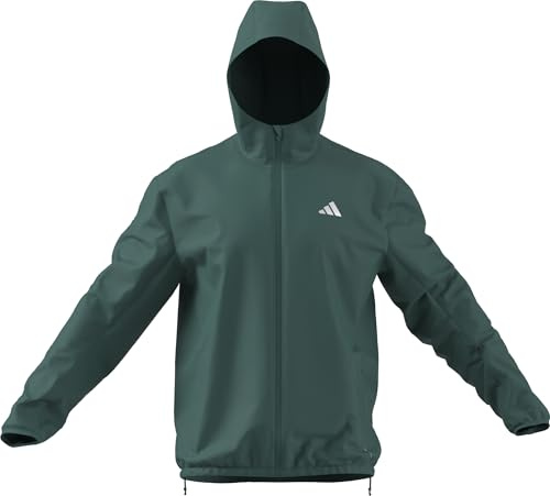 adidas Uomo Run It Stripes Jacket, preloved teal, M