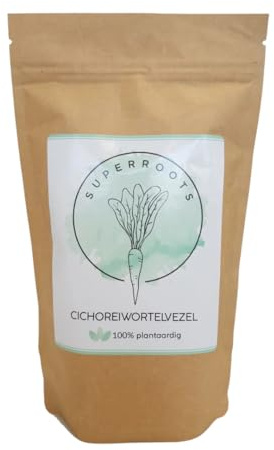 SuperRoots prebiotisk cikoriarot fiberinulin - vegan - främjar matsmältningen - pulver - 360gr