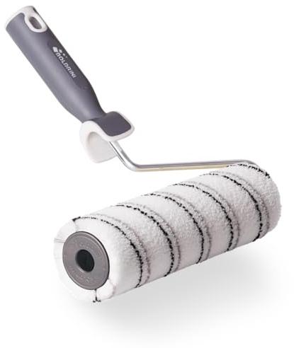 BOLDRINI Rullo per Pittura Professionale 20 cm con Manico Ergonomico – Ideale per Pareti e Soffitti Interni | Rullo per Superfici Lisce | Made in Italy
