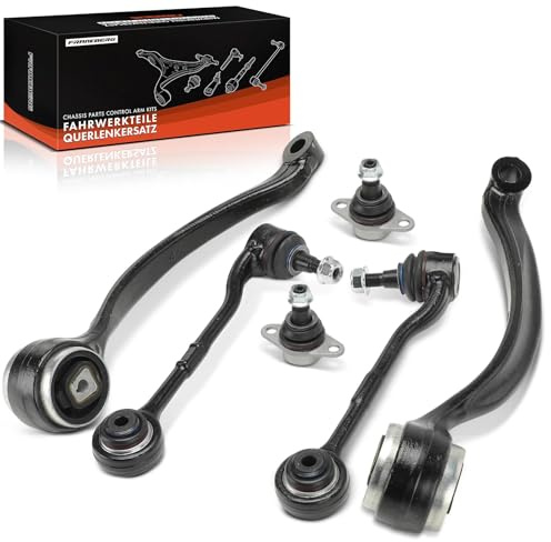Frankberg 4x Querlenker + 2x Traggelenk Vorne Links Rechts Kompatibel mit X1 E84 3er Touring E91 3er E90 3er Coupe E92 B3 E90 B3 Coupe E92 B3 Kombi E91 Replace# 31126768983