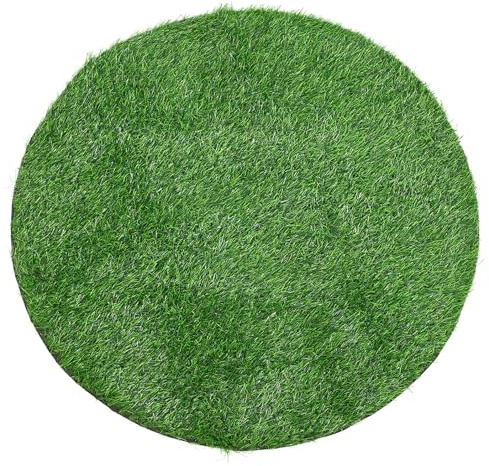 CIYODO Alfombra Césped Artificial Exterior Altura Plástica Resistente para Jardín Patio y Entrenamiento Mascotas Multiescena Decorativa Verde