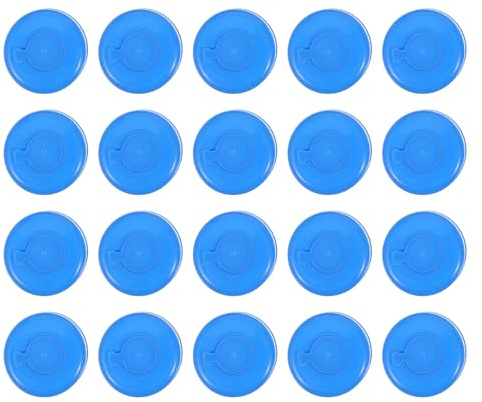SHOWERORO 20 Piezas Tapas para Garrafas de Agua Reemplazo Reutilizable Antisalpicaduras Resistente y Compatible con Dispensadores para Hogar Oficina y Gimnasio