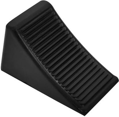 Ipetboom Cuneo per Ruote in Gomma Resistente 160X95X95 MM Blocco Stabilizzatore Antiscivolo per Camper Roulotte Camion e Rimorchi Accessorio Compatto per Supporto Sicuro su Pendenze