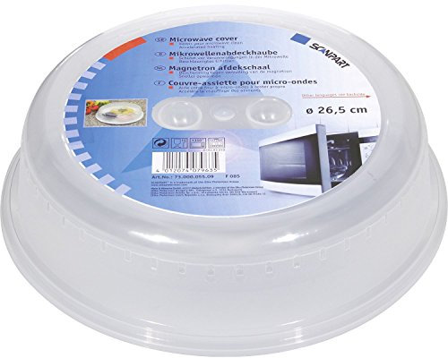 Scanpart 7300005509 Mikrowellenabdeckhaube, 26,5 cm durchmesser