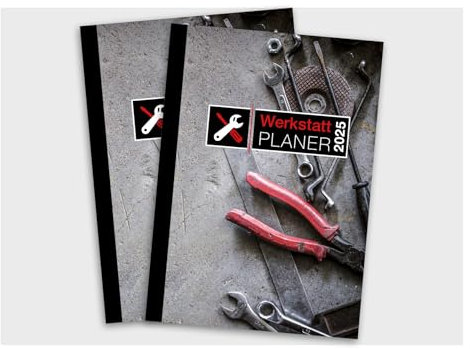 Exklusiver Werkstattplaner 2026 KFZ, Buchkalender, Planer, Tagesplaner Hardcover, A4, 384 Seiten