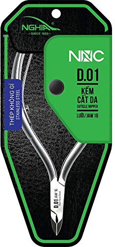 Stainless Steel Cuticle Nipper D-01 Jaw 16 - Kem Nghia Nipper