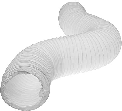 Vent Systems Ø150mm 3m Lang PVC Flexschlauch mit Stahldraht innen. Flexible Luftleitungen zur Belüftung. Flexibler Heizungs-, Kühlungs- und Lüftungskanal