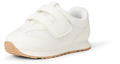 Amazon Essentials Scarpe da Ginnastica Hook & Loop, Avorio, 9 Bambino