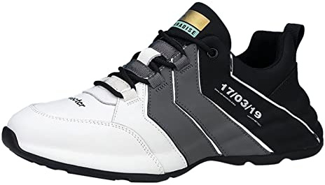 Scarpe Uomo Trekking da Ginnastica Corsa Minimaliste Sneakers Antiscivolo Casual Sportive Palestra Comode Leggere Traspiranti in Mesh Traspirante