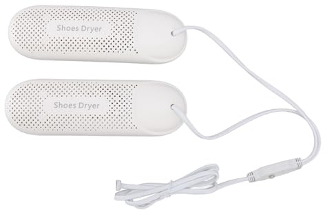 Séche Chaussures Portable 360 Degrés Avec Contrôle Précis De Température Et Fonction Déodorisante Pour Baskets Bottes De Travail Et Chaussures De Sport Compatible Prise Standard UE