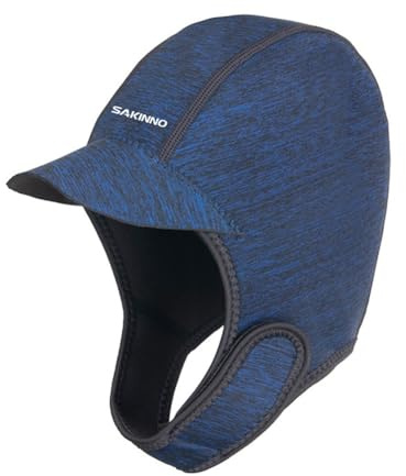 Wlinfetity Gorra de neopreno de 2 mm para buceo, esnórquel, surf, con correa de barbilla ajustable, capucha elástica para protección contra el agua fría, varios colores