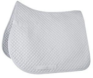 HKM Sattelunterlagen-7591 weiß One Size