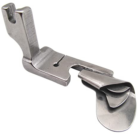 CKPSMS Brand-1PCS #KP-589 Curved Scroll Hemmer Foot Compatible with/Replacement for JUKI Brand Brother Brand Singer Brand CONSEW Brand HIGH Shank Single-Needle Industrial Machine (Size:3/16(4.8MM))