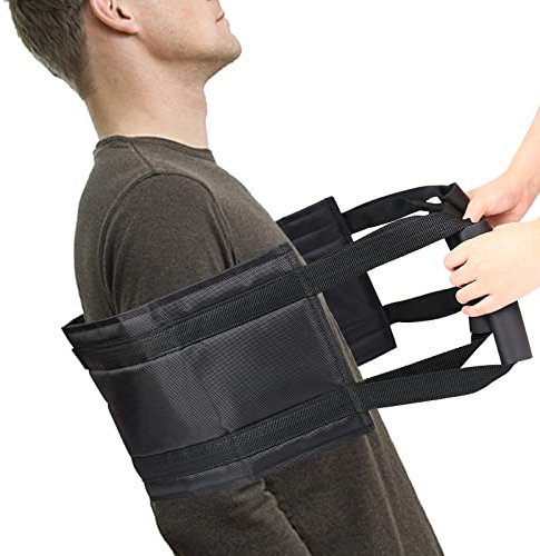 URCheers 80 * 23 cm / 31,5 * 9,1 in Transfer-Pflegegurt - Transfer-Patientenlifter Gürtel - Hebehilfe Gürtel für ältere Menschen aus Auto, Rollstuhl, Bett
