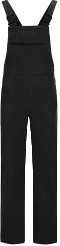 BWOLF Anax Baumwolle Latzhose Herren Arbeitshose Schutz-Latzhose Arbeits-Latzhose (Schwarz, XXL)