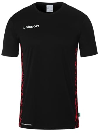 uhlsport Progressive 28 Poly Shirt à Manches Courtes - Respirant et très agréable à Porter