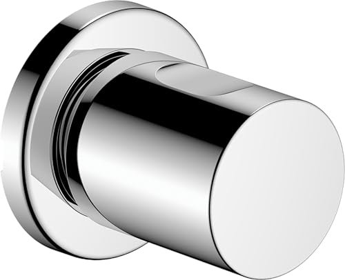 hansgrohe Zesis S 74997000 Robinet d'arrêt encastré, corps de base assorti et kit d'extension vendus séparément, chrome