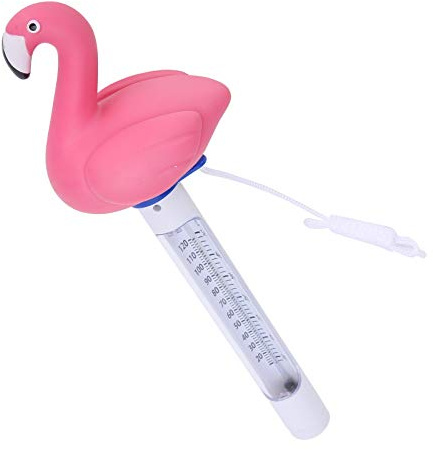 AKLOSIPY Cartoon Animal Floating Swimming Pool Water Thermometer with Anti-Drop Design, and Easy to Read Temperature Meter