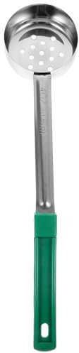 SMASOLO Cuchara para Salsa de Pizza Acero Inoxidable con Orificios 4 Oz para Porcionar Salsas y Untables, Utensilio Cocina Resistente y Apto Lavavajillas, Adecuado para Servir Precisión