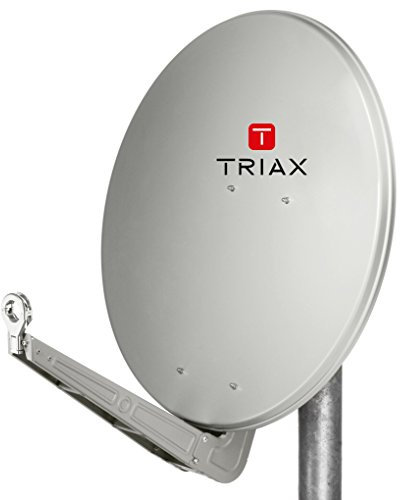 Triax Fesat 85 HQ satellitantenn grå – satellitantenner (10–13 GHz, 38,1 dBi, 0–90°, 21,1°, grå, aluminium)