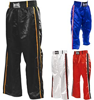 METAL BOXE Kickboxhose, Schwarz/Gold, Größe 140 cm
