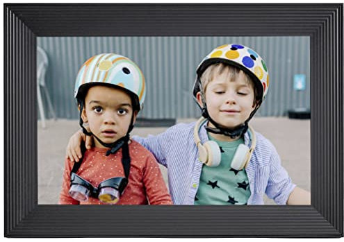 AURA Carver Digitaler Bilderrahmen 10,1 Zoll – Gravel – HD-Display 1280 × 800 mit 10,1 Zoll in hochwertiger Bildqualität