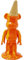 Kare Design Deko Figur Gelato Bear, Orange, Bär, Tiermotiv, Polyresin, Kunst Dekoration, Accessoire, Wohnzimmer, Geschenkartikel, 40x16x15cm (H/B/T)