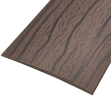 Walnut, självhäftande PVC-trimtejp för dörrkanter i trä, flexibel övergångsremsa för laminatgolv, mellanrumsskydd för dörröppning och vinylgolv