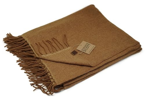 Borges & Scott - Coperte/Plaid 100% Cashmere - Caramello